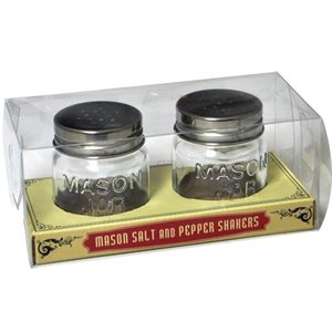 Mason Salt & Pepper Shakers 
