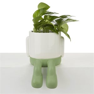 Mr.Dangly Flower Pot-Green