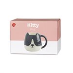 Kitty Mug-Black & White