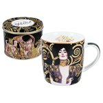 Mug in a metal tin - Judith, Klimt 400 ML