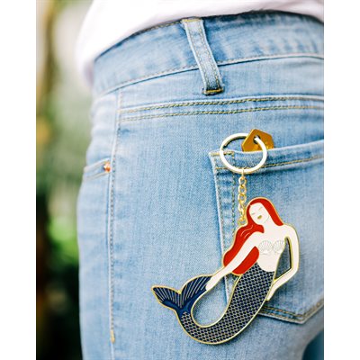 Oversized Mermaid Keychain