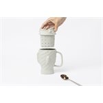 Taiyaki Tea Infuser Mug- Cream