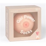 Girl Power Socks White