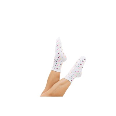 CHAUSSETTES CRÈME GLACÉE-GLACE VANILLE CONFETTIS