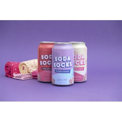 Soda Socks-Cherryade