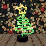 Neon Christmas Tree Light