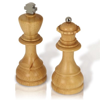 King and Queen Salt and Pepper Mills