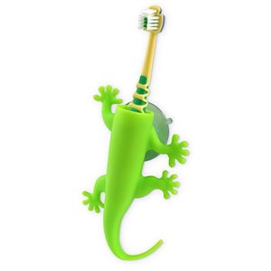 Larry the Lizard Toothbrush Holder-Green