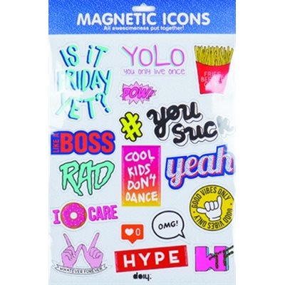 Magnetic Icons Blue