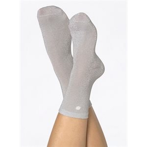 Chaussettes coquillage argent