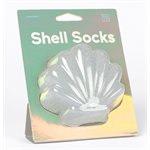 Chaussettes coquillage argent