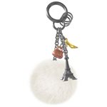 Bag charm-Eiffel Tower Shopping